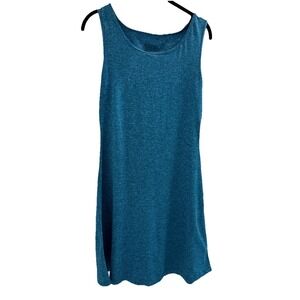 Patagonia Sleeveless Seabrook Mini Dress Teal Blue UPF 50 Sz XS Gorpcore Travel